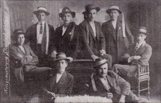 Musterungsbild 1915 (von Ernst Scheiner)